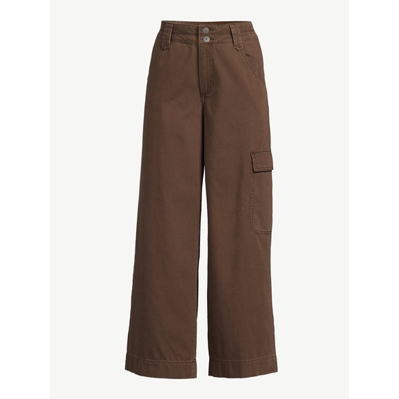 NWT Women's Wide Leg Cargo Pants - Picture 4 of 4